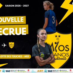 Nationale 1 - Transfert - Charlotte Des Touches revient à Mios