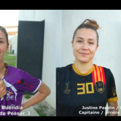 Reportage - Excellence régionale - Poule B - J22 - Océane Bundia (Stade Pessacais UC HB) : "On avait la hargne" ; Léa Dubourdeaux (CM Floirac Cenon HB) : "On a un peu lâché"