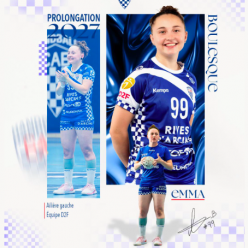 Division 2 - Prolongation - Emma Boulesque reste bèglaise