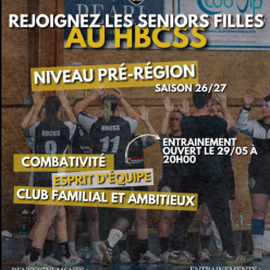Pré-régionale - Saint Symphorien recherche des joueuses