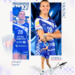 Division 2 - Prolongation - Emma Viogne reste bèglaise