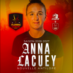 Nationale 1 - Transfert - Anna Lacuey revient dans son fief