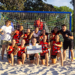 Beach Handball - Les Girondines en finale des Intercomités