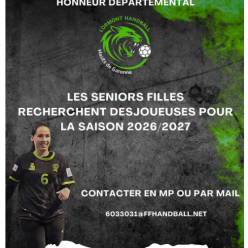 Honneur départemental - Lormont recrute
