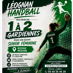 Excellence régionale - Léognan recrute des gardiennes