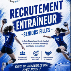 Promotion départementale - Le Stade Blayais Haute Gironde recrute