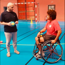 Handball-fauteuil - Valentine Dieng (Saint Loubès HB) aux Mondiaux handisport