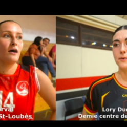 Reportage - Nationale 1 - J4 - Clara Norval (Saint Loubès HB) : "On a été agressives" ; Lory Duschesne (CM Floirac Cenon HB) : "On manque d'agressivité"